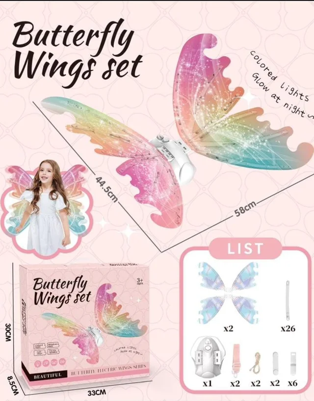 Butterfly wings rechargeable model