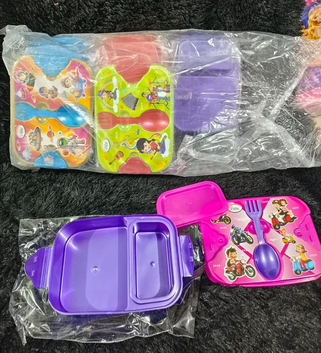 Plastic tiffin boxes for kanjak gifting