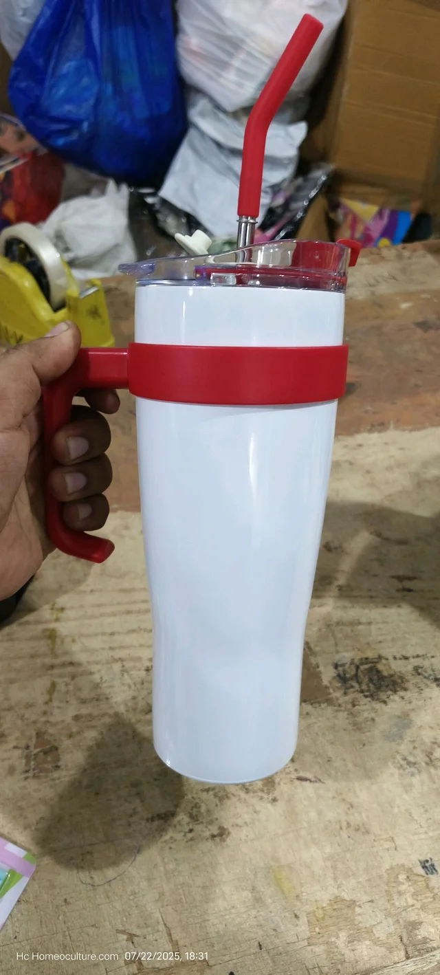 1200 ML STAINLESS STEEL 304 INSULATED TUMBLER - White