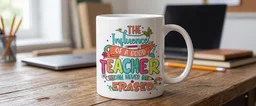 Customised ceramic mug for teachers day Any design can be printed