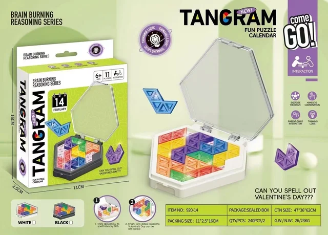 Tangram game puzzle