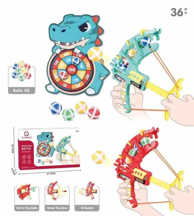 Dino soft ball target game