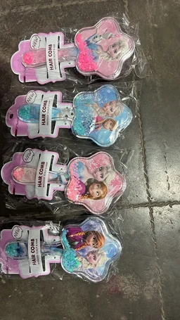 Fancy hair brush for kids 3 themes available stitch, barbie and frozen