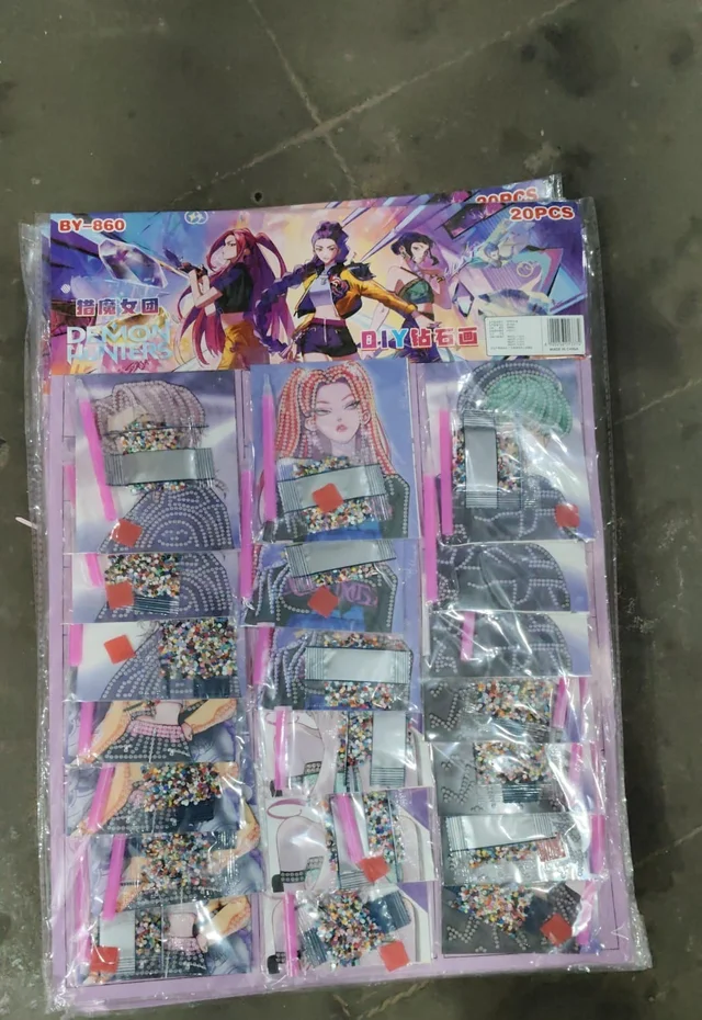 New arrival Diy diamond paper kit in kpop and zootopia theme Buy set of 20 kits