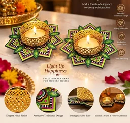 New decorated mdf tealight holders