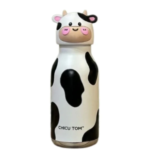 Chicu Tom - 3D Animal Steel Bottle 9 Designs - Cow