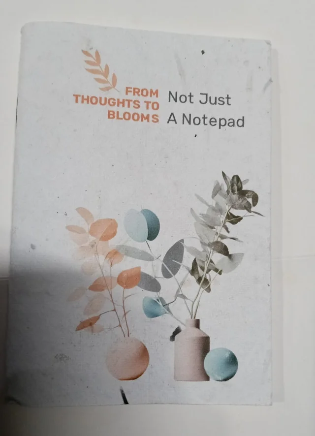 Plantable notepad Size 3x5 inches