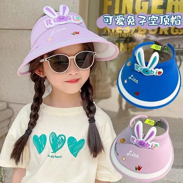 RABBIT THEME KIDS SUMMER CAP WITH ADJUSTABLE STRAP - Age group 3-9 years