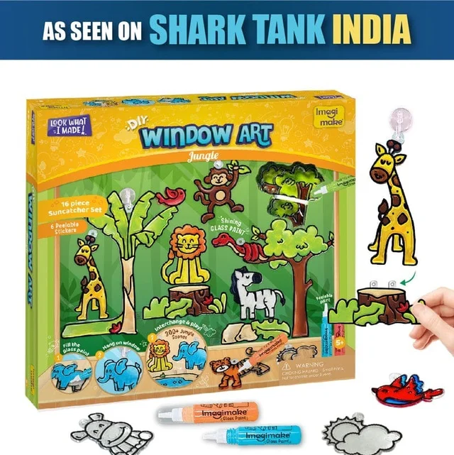 Window art kit available in 3 designs now Princess, animal and space