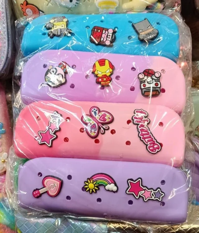 New silicon pencil pouches