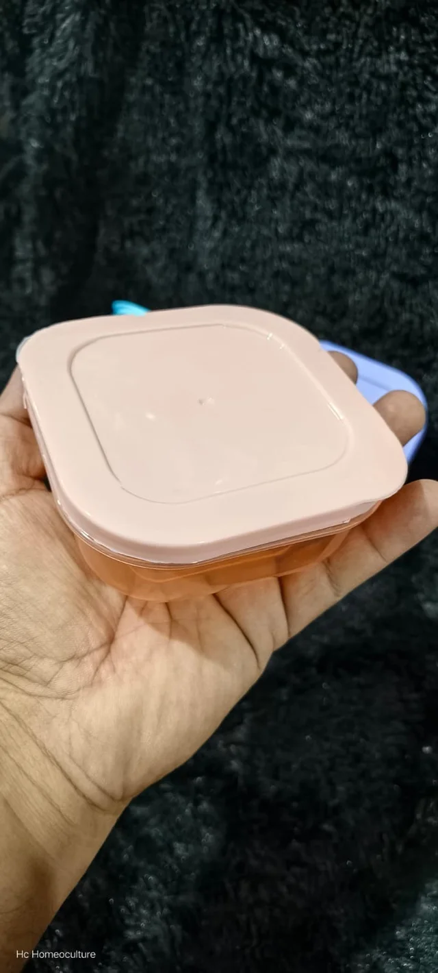 New plastic square small dibbi for kanjak packs of 12