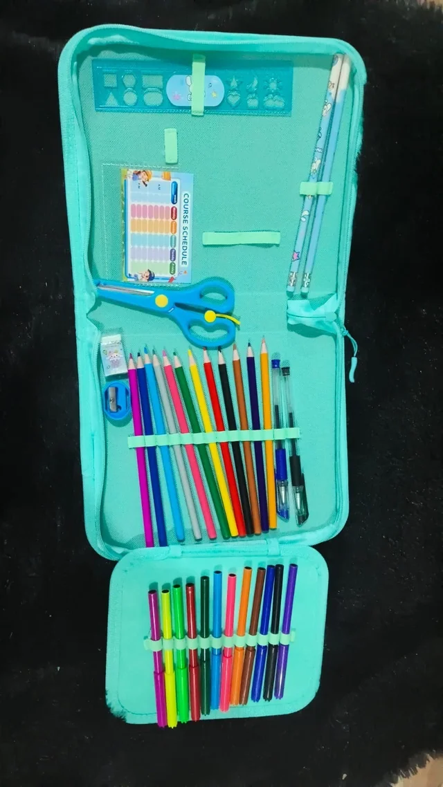 36 pcs color gift set in premium pouch packing Color only blue available.