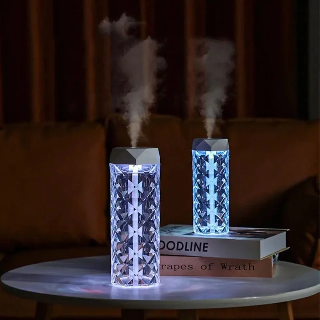 Lamp cum humidifier with color changing feature Works directly plugged in Humidifier can work upto 8 hours due to large size of tank