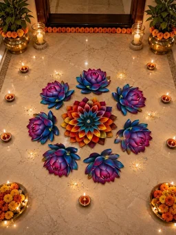 New mdf rangoli
