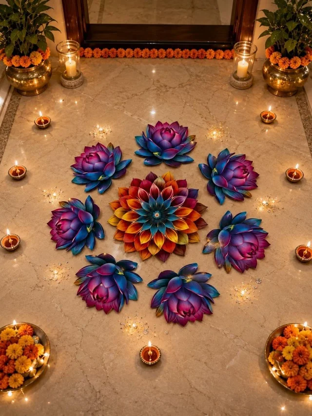 New mdf rangoli