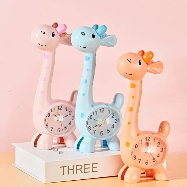 New giraffe theme table alarm clock Color random only - Giraffe