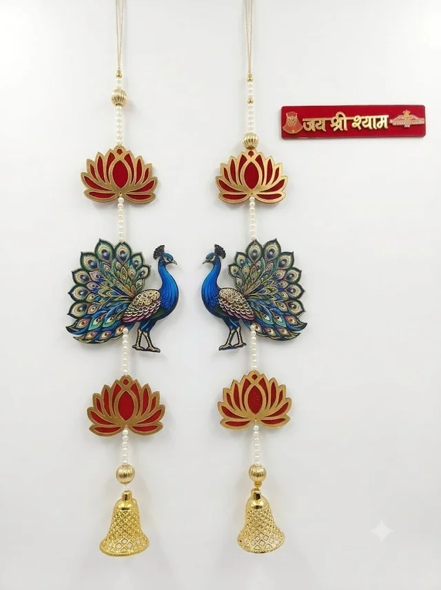 New peacock lotus hanging