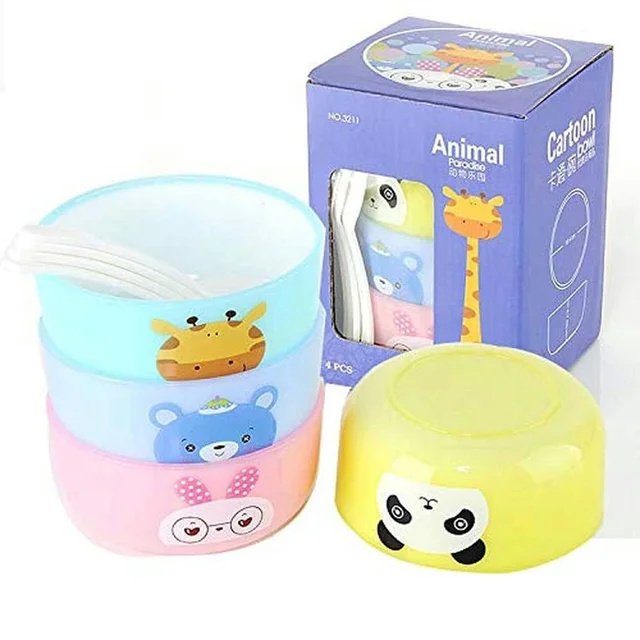 Cute cartoon animal bowl pack of 4 Premium quality
