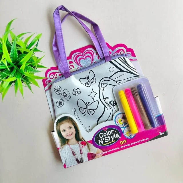 New arrival Diy coloring purse Premium quality Can be washed and recolored