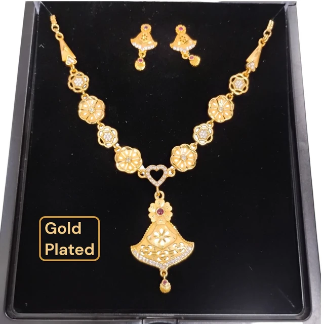 Necklace Set Gold Plated 