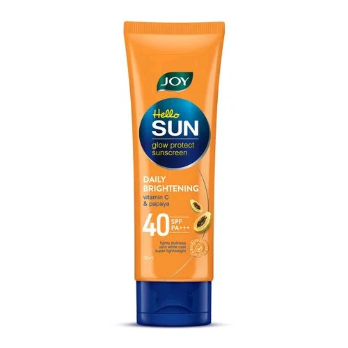 Joy Hello Sun Glow Protection Sunscreen Daily Brightening 40SPF PA+++ 50ml.