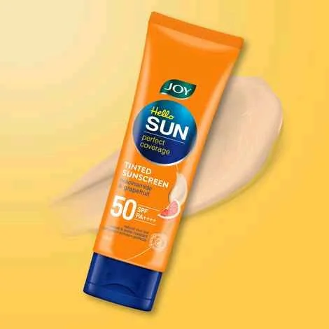 Joy  Hello Sun Perfect Coverage Tinted Sunscreen 50 SPF PA++++ 50ml.