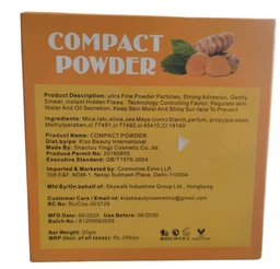 Kiss Beauty Turmeric Compact Powder