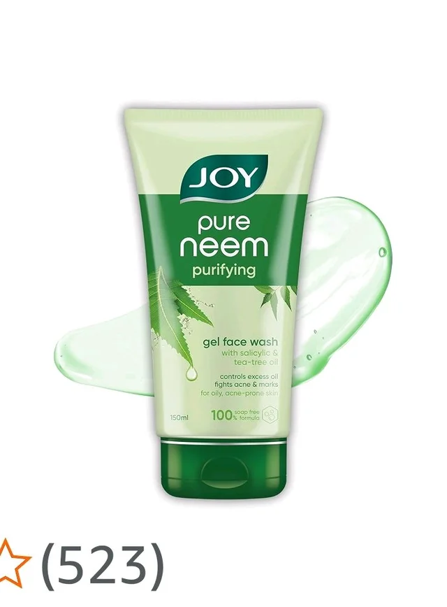 Joy Pure Neem Purifying Gel Face Wash 50ml.
