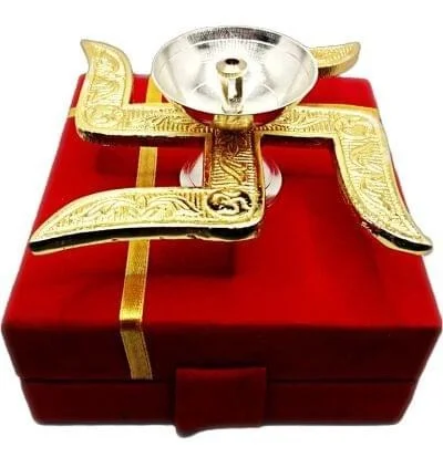 Swastik Diya For Pooja