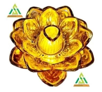 Golden Lotus Candle