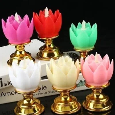 Lotus Shape Flameless Candle