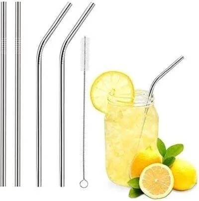 Stainless Steel Straw set of 5