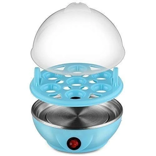 Egg Boiler Electric Automatic Off 7 Egg Poacher For Steaming,Cooking Also Boiling & Frying (Multi Color)