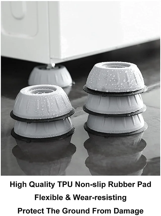 Anti Vibration Pads for Washing Machine Washing Machine Feet Pads Shock Absorber Noise Cancelling Washer Support