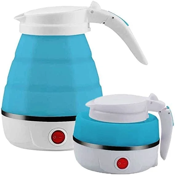 Electric Kettle, Hot Water Kettle, (600-Watt) Portable kettle for Travel, Foldable Kettle for Hot water/Tea kettle For instant Tea & Coffee Maker | kettle for office desk