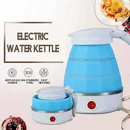 Electric Kettle, Hot Water Kettle, (600-Watt) Portable kettle for Travel, Foldable Kettle for Hot water/Tea kettle For instant Tea & Coffee Maker | kettle for office desk