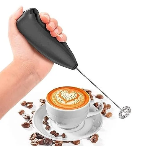 Hand Blender Coffee Beater and Milk Frother Mini Manual Frother for Coffee Cappuccino Latte Hot Chocolate and Kitchen Beverage Mixing