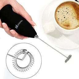 Hand Blender Coffee Beater and Milk Frother Mini Manual Frother for Coffee Cappuccino Latte Hot Chocolate and Kitchen Beverage Mixing