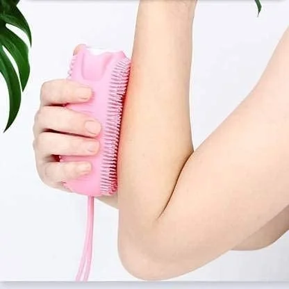 Bubble Bath Brush, Silicone Bath Body Brush,Ultra-Soft Scrubber for Shower Exfoliating, Body Brush for Unisex Good for Health Beauty