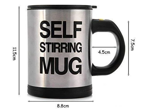 Self Stirring Mug Chocolate Coffee Shake Maker Cup Mixer Blender Shaker