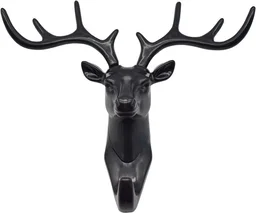 Deer Key Holder, Creative Deer Head Traceless Wall Hook