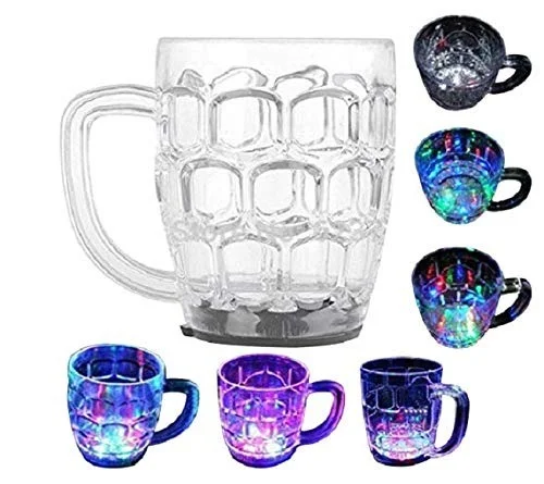 Rainbow Color Magic Cup LED Flashing 7 Color Changing Light.