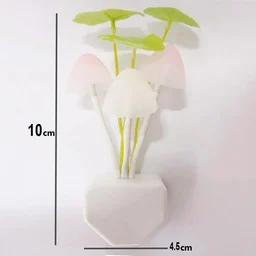 3D LED Night Lamp with Plug Smart Sensor auto On/Off and Color Change Mushroom Flowers Beautiful