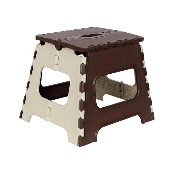 12 Inch Super Strong Folding Step Stool to Support Adults and Safe Enough for Kids. Opens Easy with One Flip. Great for Kitchen, Bathroom, Bedroom, Kids or Adults