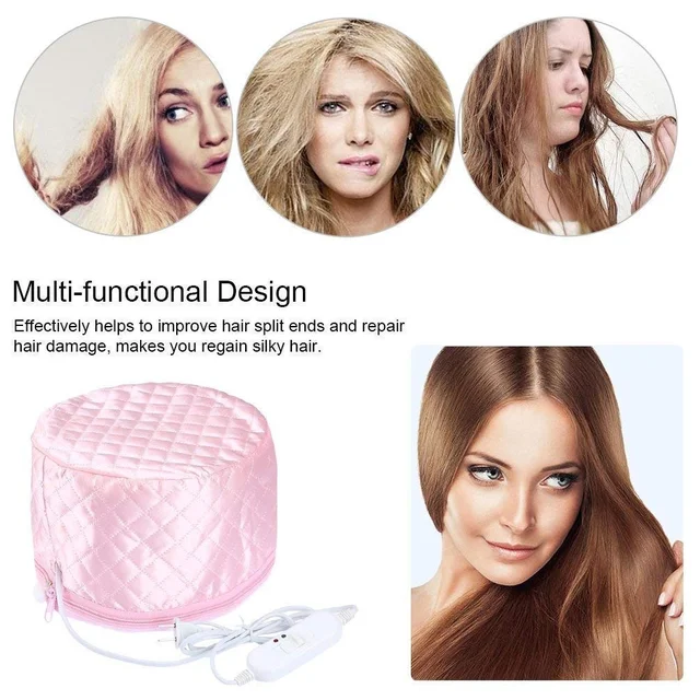 Thermal Head Spa Cap Treatment with Beauty Steamer Nourishing Thermal Heating Cap