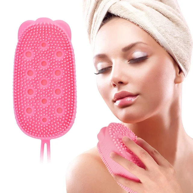 Bubble Bath Brush, Silicone Bath Body Brush,Ultra-Soft Scrubber for Shower Exfoliating, Body Brush for Unisex Good for Health Beauty
