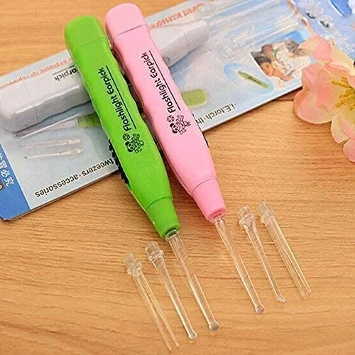 LED Flashlight Earpick for Ear wax remover and cleaner pack of 2