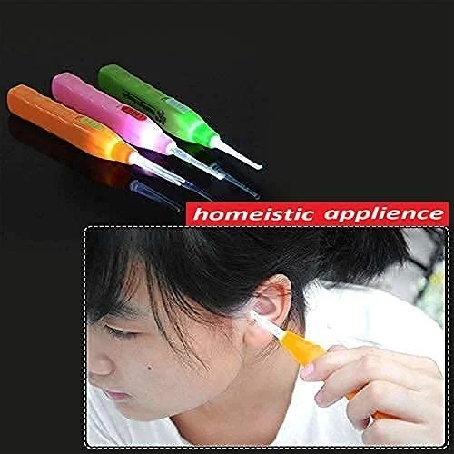LED Flashlight Earpick for Ear wax remover and cleaner pack of 2