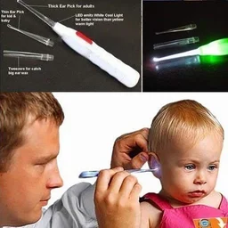 LED Flashlight Earpick for Ear wax remover and cleaner pack of 2