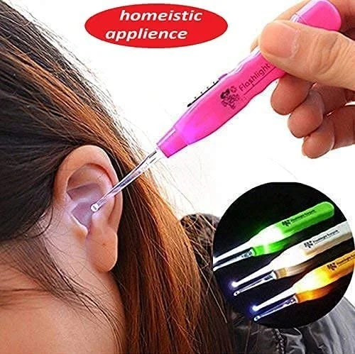 LED Flashlight Earpick for Ear wax remover and cleaner pack of 2